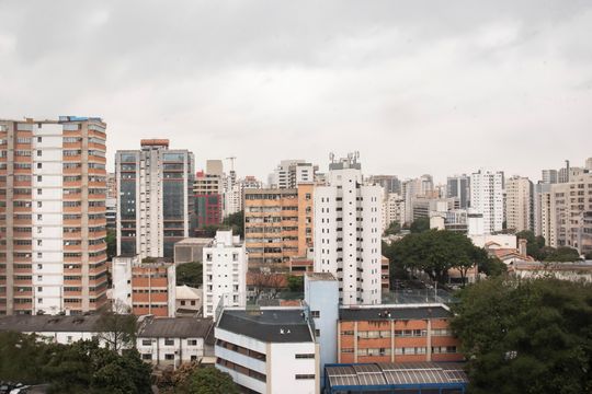 Varanda da Sala 1 de apartamento à venda com 3 quartos, 220m² em Vila Clementino, São Paulo