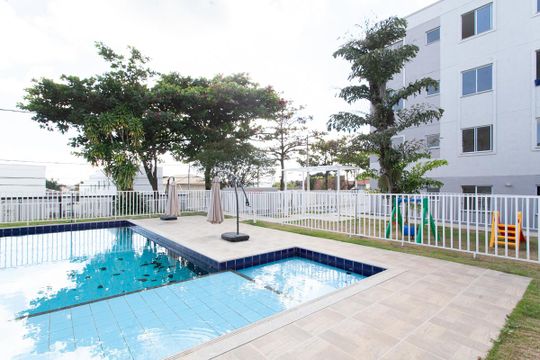 Área comum - Piscina de apartamento para alugar com 2 quartos, 45m² em Trevo, Belo Horizonte