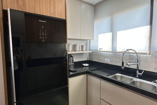 Cozinha de apartamento à venda com 3 quartos, 157m² em Jardim Morumbi, Jundiaí