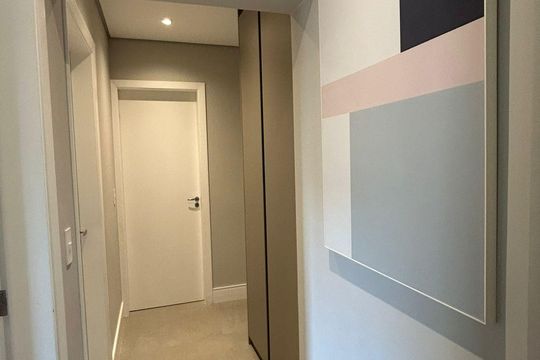 Corredor de apartamento à venda com 3 quartos, 157m² em Jardim Morumbi, Jundiaí