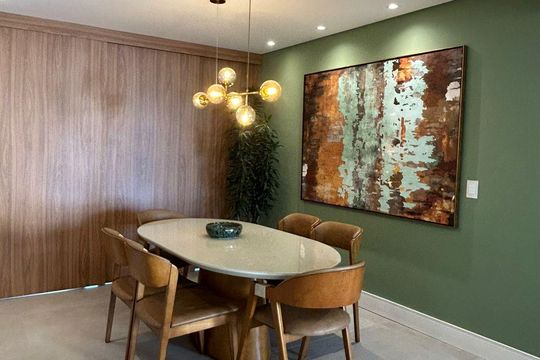Sala de apartamento à venda com 3 quartos, 157m² em Jardim Morumbi, Jundiaí