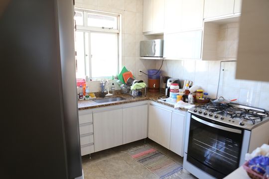 Cozinha de apartamento à venda com 3 quartos, 86m² em Santa Cruz Industrial, Contagem