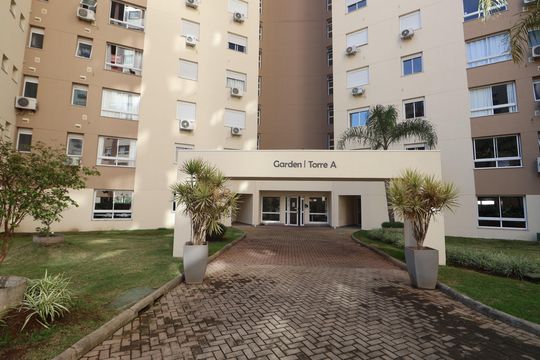 Fachada do bloco de apartamento para alugar com 2 quartos, 76m² em Marechal Rondon, Canoas