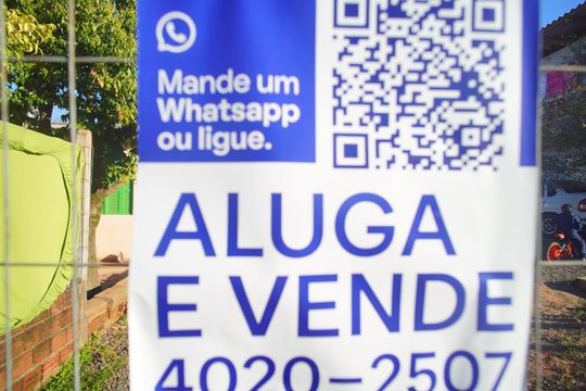 Placa de apartamento para alugar com 2 quartos, 48m² em Santo Afonso, Novo Hamburgo