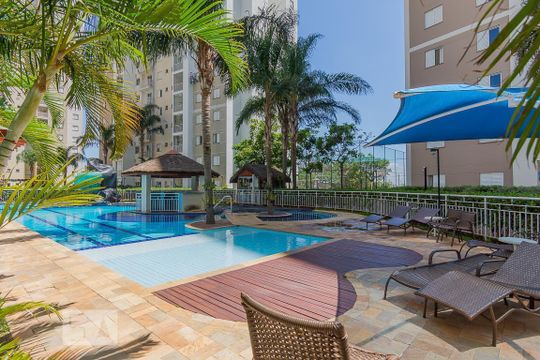 Área comum - Piscina de apartamento à venda com 2 quartos, 60m² em Vila Lemos, Campinas
