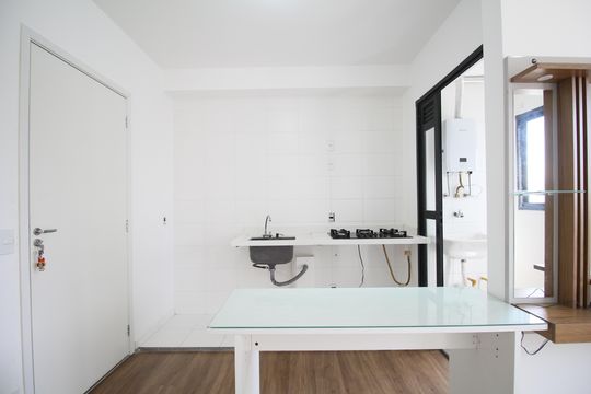 Cozinha de apartamento para alugar com 2 quartos, 36m² em Umarizal, São Paulo