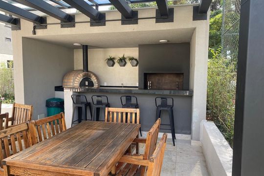 Área comum - Churrasqueira de apartamento para alugar com 2 quartos, 36m² em Umarizal, São Paulo