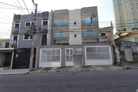 Fachada de apartamento à venda com 2 quartos, 106m² em Vila Príncipe de Gales, Santo André