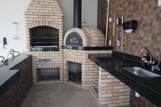 Área comum - Churrasqueira de apartamento para alugar com 2 quartos, 42m² em Vila Suzana, São Paulo