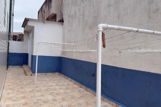 Área comum - Varal de apartamento para alugar com 3 quartos, 89m² em Cidade Ocian, Praia Grande