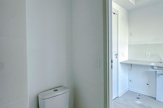 Banheiro de apartamento à venda com 1 quarto, 17m² em Mooca, São Paulo