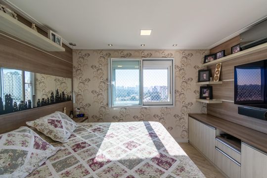 Suíte 1 de apartamento à venda com 2 quartos, 146m² em Vila Alexandria, São Paulo