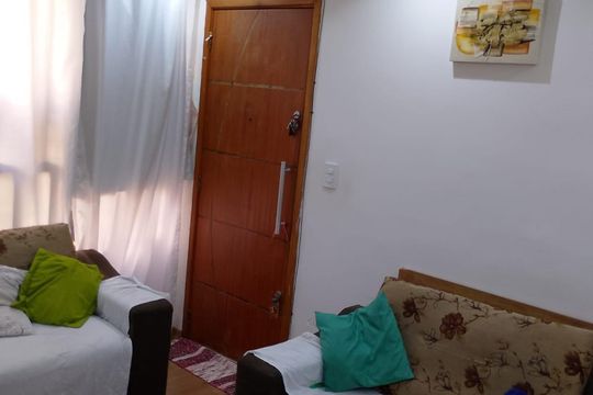SalaSala de apartamento para alugar com 2 quartos, 60m² em Lidici (Justinópolis), Ribeirão das Neves