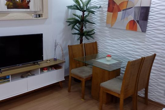 Sala de apartamento para alugar com 2 quartos, 60m² em Lidici (Justinópolis), Ribeirão das Neves