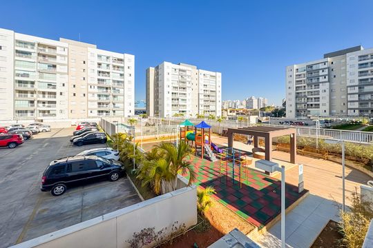 Vista da Suíte de apartamento à venda com 2 quartos, 55m² em Vila Independencia, São Paulo