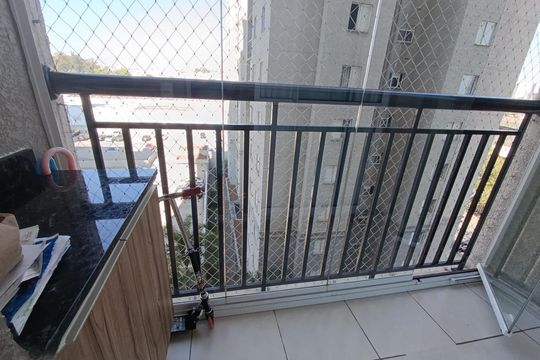 Sacada de apartamento à venda com 2 quartos, 50m² em Vila Metalúrgica, Santo André