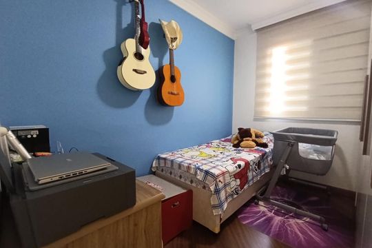 Quarto de apartamento à venda com 2 quartos, 50m² em Vila Metalúrgica, Santo André
