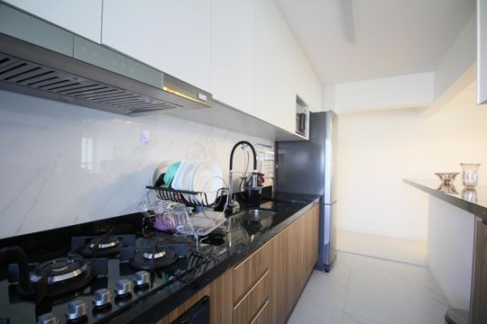 Cozinha de apartamento à venda com 3 quartos, 80m² em Jardim Ampliacao, São Paulo