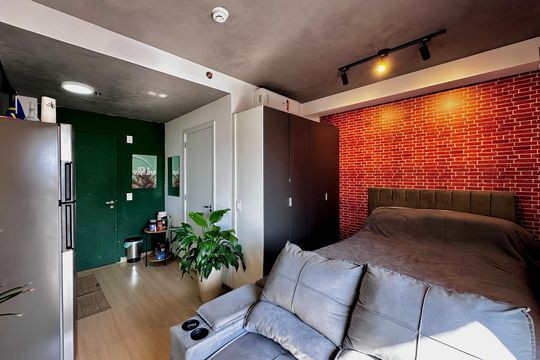 Sala de kitnet/studio para alugar com 0 quarto, 28m² em Santo Amaro, São Paulo