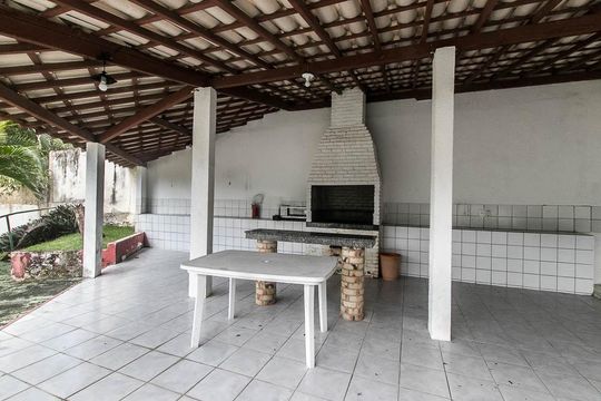 Área comum - Churrasqueira de apartamento para alugar com 4 quartos, 127m² em Jardim Armação, Salvador