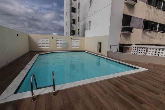 Área comum - Piscina de apartamento para alugar com 4 quartos, 127m² em Jardim Armação, Salvador