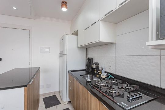 Cozinha e Área de Serviço de apartamento à venda com 2 quartos, 39m² em Sacoma, São Paulo