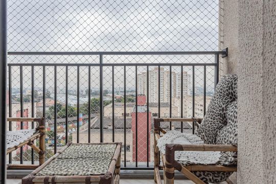 Varanda de apartamento à venda com 2 quartos, 39m² em Sacoma, São Paulo