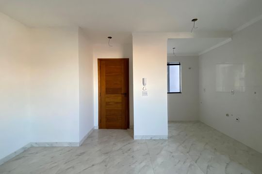 Sala/Cozinha de apartamento para alugar com 2 quartos, 55m² em Vila Libanesa, São Paulo