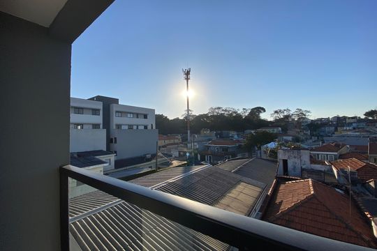 Varanda do Quarto  de apartamento para alugar com 2 quartos, 54m² em Vila Libanesa, São Paulo
