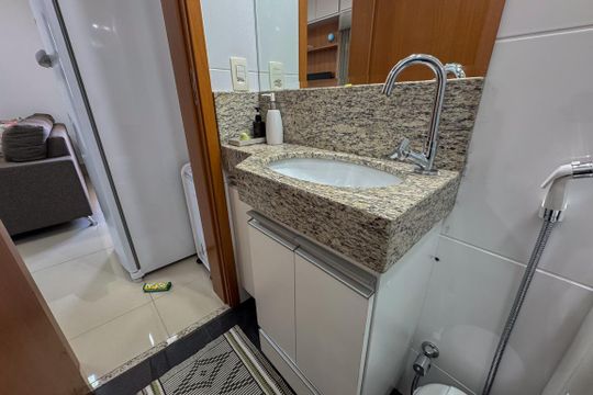 Banheiro 3 de apartamento à venda com 3 quartos, 128m² em Santa Efigênia, Belo Horizonte