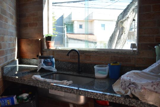 Área gourmet de casa à venda com 2 quartos, 160m² em Vila Helena, Santo André