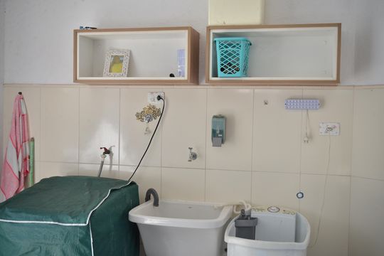 Área de Serviço de casa à venda com 2 quartos, 160m² em Vila Helena, Santo André