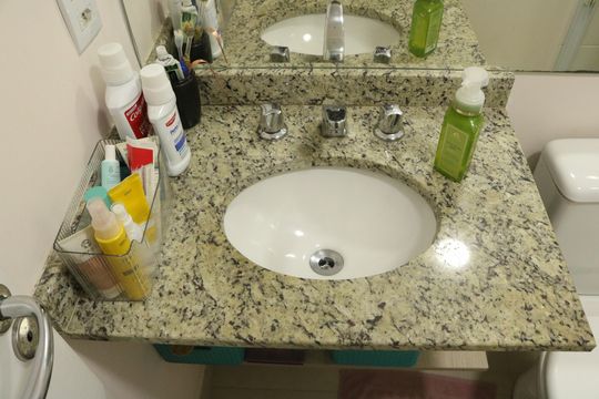 Banheiro da Suíte de apartamento para alugar com 2 quartos, 54m² em Lapa, São Paulo