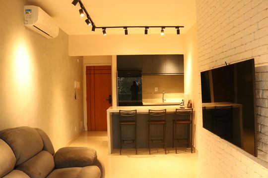 Sala de apartamento para alugar com 2 quartos, 54m² em Lapa, São Paulo