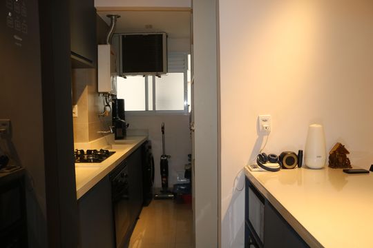 Cozinha de apartamento para alugar com 2 quartos, 54m² em Lapa, São Paulo