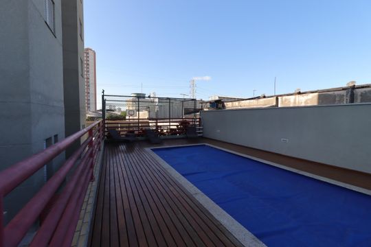 Área Comum - Piscina de apartamento à venda com 2 quartos, 60m² em Casa Branca, Santo André