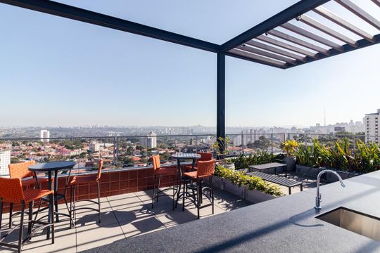 Área comum - Rooftop de apartamento para alugar com 1 quarto, 32m² em Sumarezinho, São Paulo