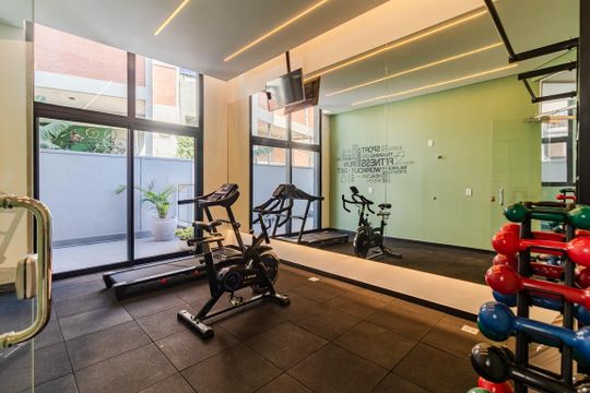 Área comum - Academia de apartamento para alugar com 1 quarto, 32m² em Sumarezinho, São Paulo
