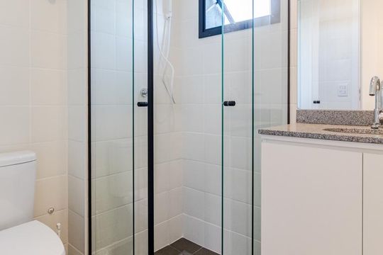 Banheiro de apartamento para alugar com 1 quarto, 32m² em Sumarezinho, São Paulo