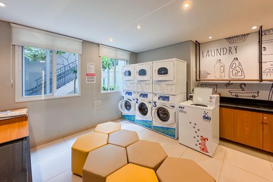 Lavanderia de apartamento para alugar com 2 quartos, 34m² em Cambuci, São Paulo