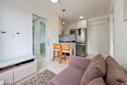 Sala de apartamento para alugar com 2 quartos, 34m² em Cambuci, São Paulo