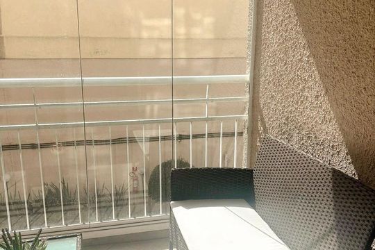Varanda de apartamento à venda com 3 quartos, 65m² em Luz, São Paulo
