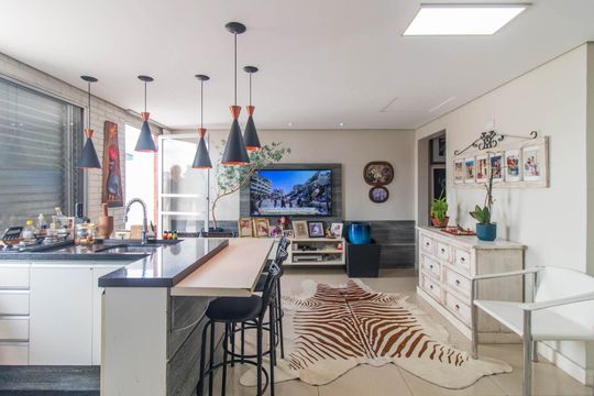 Sala 2 de apartamento à venda com 3 quartos, 280m² em Santana, Porto Alegre