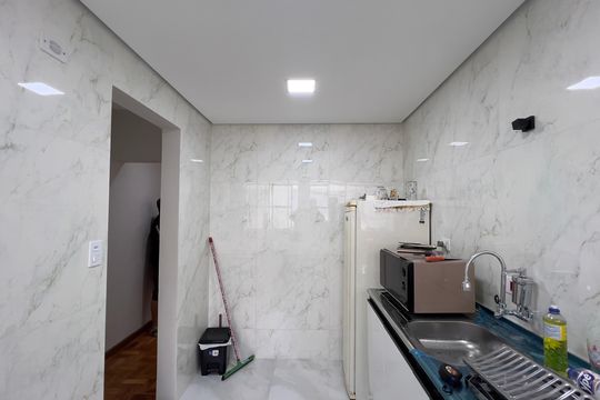 Cozinha de apartamento à venda com 3 quartos, 60m² em Pinheiros, São Paulo