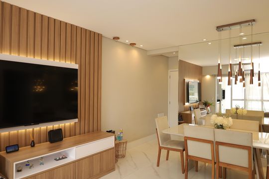 Sala de apartamento à venda com 2 quartos, 68m² em Vila Jacuí, São Paulo