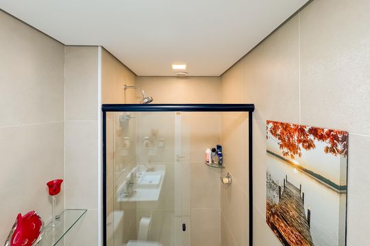 Banheiro Social de apartamento à venda com 2 quartos, 91m² em Vila Mariana, São Paulo