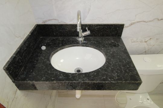 Banheiro de casa para alugar com 2 quartos, 60m² em Santa Martinha, Ribeirão das Neves