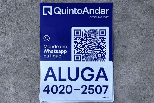 Plaquinha Instalada de casa para alugar com 2 quartos, 60m² em Santa Martinha, Ribeirão das Neves