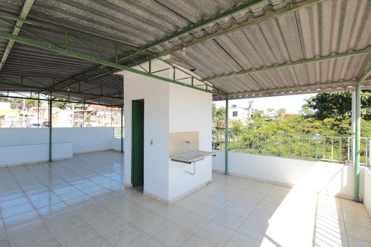 Terraço de casa para alugar com 2 quartos, 60m² em Santa Martinha, Ribeirão das Neves