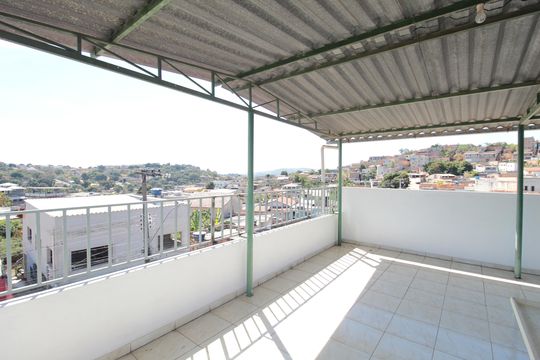 Terraço de casa para alugar com 2 quartos, 60m² em Santa Martinha, Ribeirão das Neves